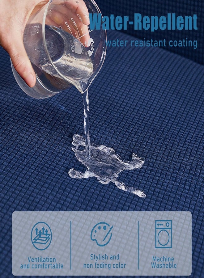 NC HOME أغطية وسائد أريكة مقاومة للماء من إن سي هوم، أغطية وسائد مقاعد المركبات الترفيهية، واقي أثاث عالي المرونة، أغطية قابلة للغسل للعربات المتنقلة (وسادة كرسي، كحلي) - Image 5